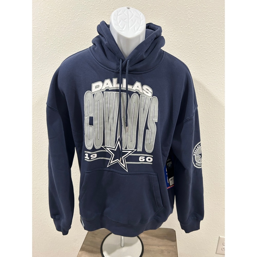 Mens Dallas Cowboys NFL Ultra Game Navy Blue Hoodie Sweatshirt Size M